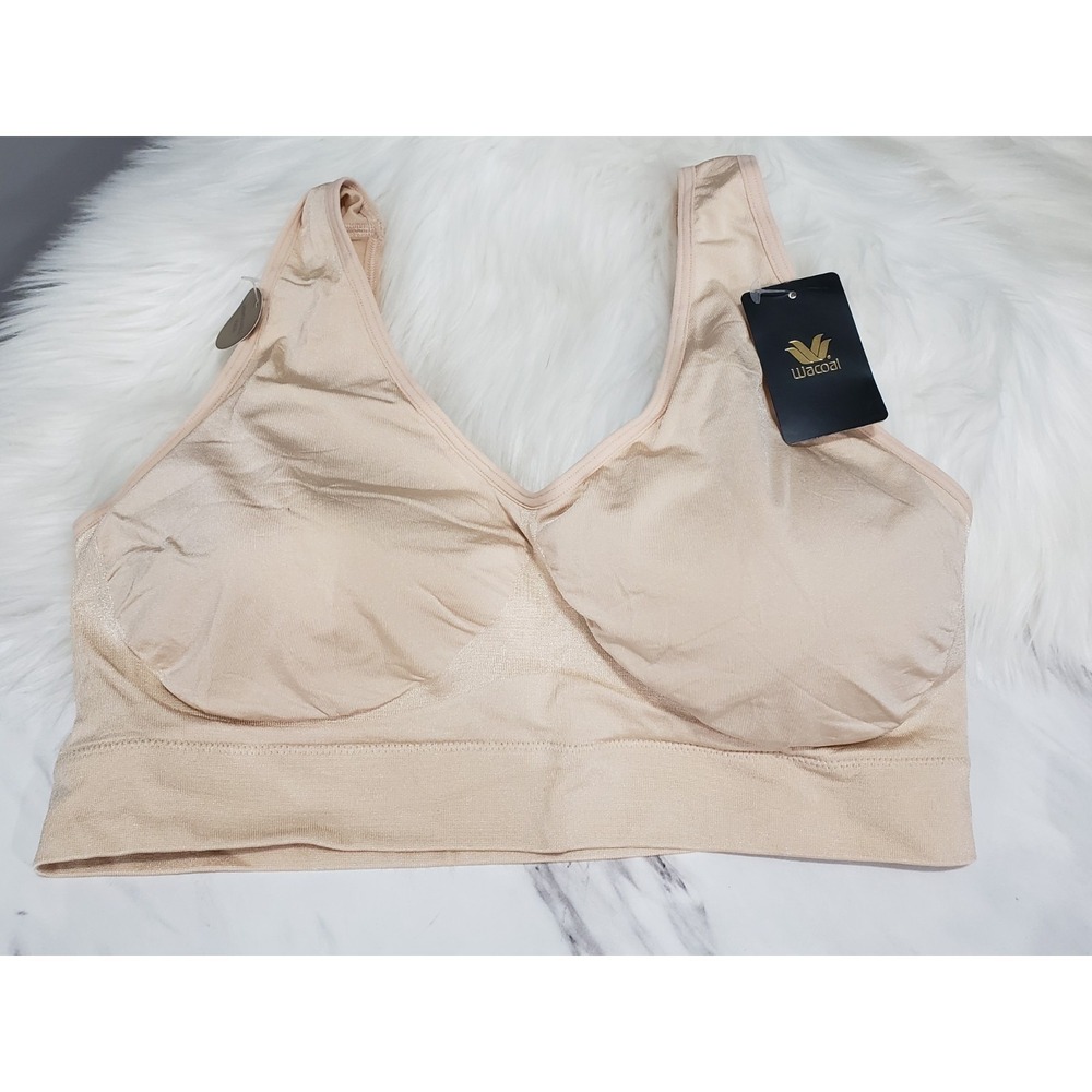 NEW IN BEIGE Wacoal 835275 B-Smooth Wire Free Bralette
